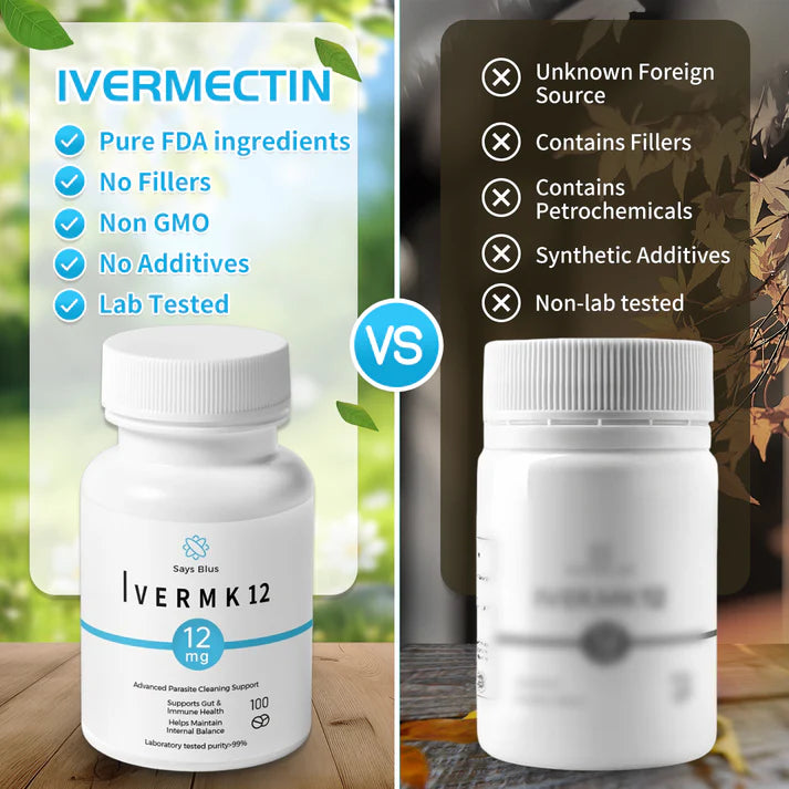 SAYS BLUS - lvermk 12mg 100 tablets